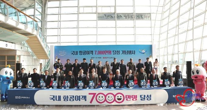 221213 포항경주공항에서 국내 항공 여객 7,000만 명 달성 기념행사 개최 2.JPG