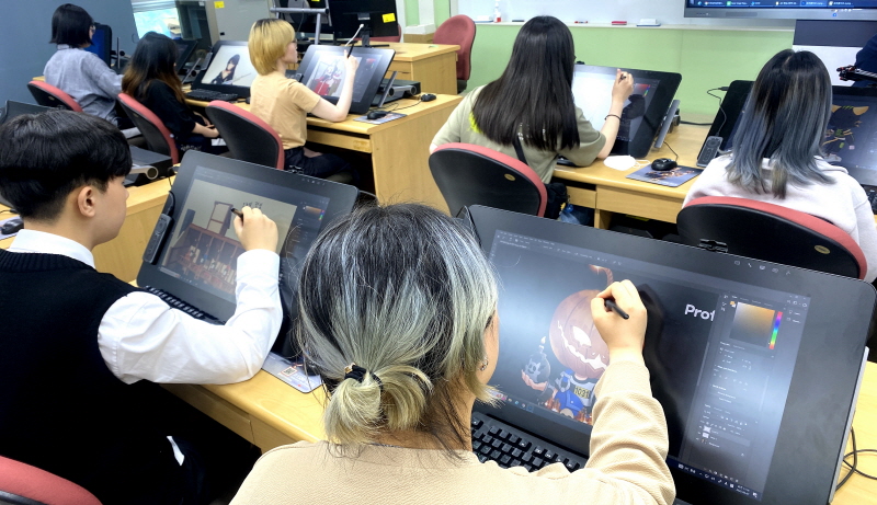 구미대학교, 웹툰·애니메이션 전문가를 육성한다.